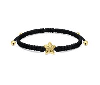 Ornate Star with Matt Rope Bracelet BR-1504-GP